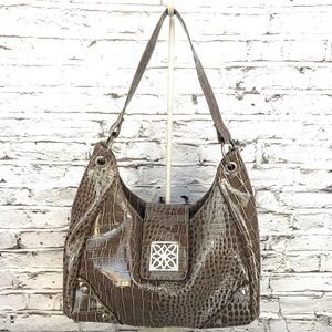 Like New: Gray Shoulder-bag